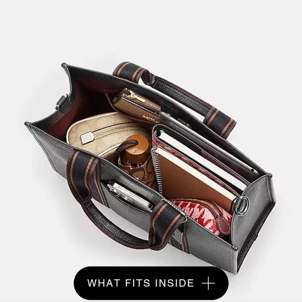 New! Best Seller! Smith Tote in Silver/Chalk Multi - White - Picture 4 of 8